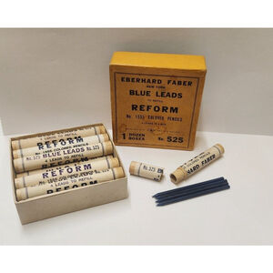 Eberhard Faber Blue Leads No 1555 colored pencils No525 48 leads total